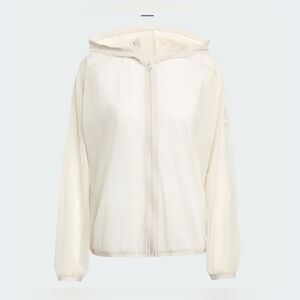 Elegant Sheer Hooded Jackets - Black and Cream